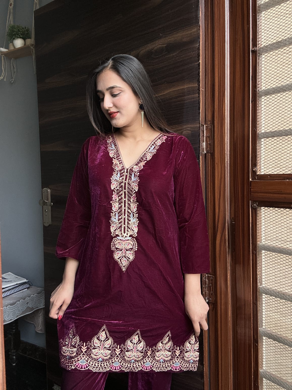 Beautiful Velvet Suit TT121