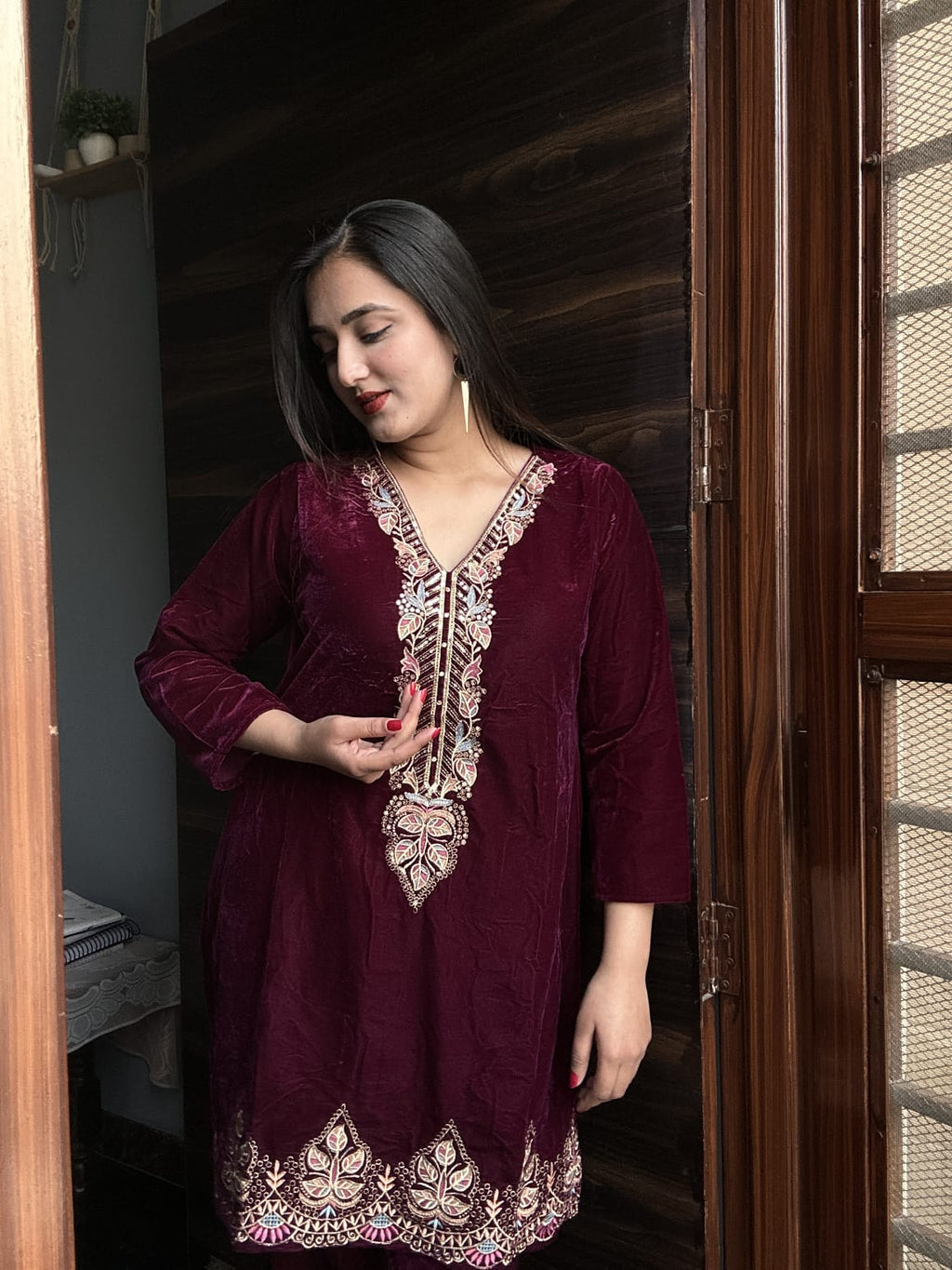 Beautiful Velvet Suit TT121