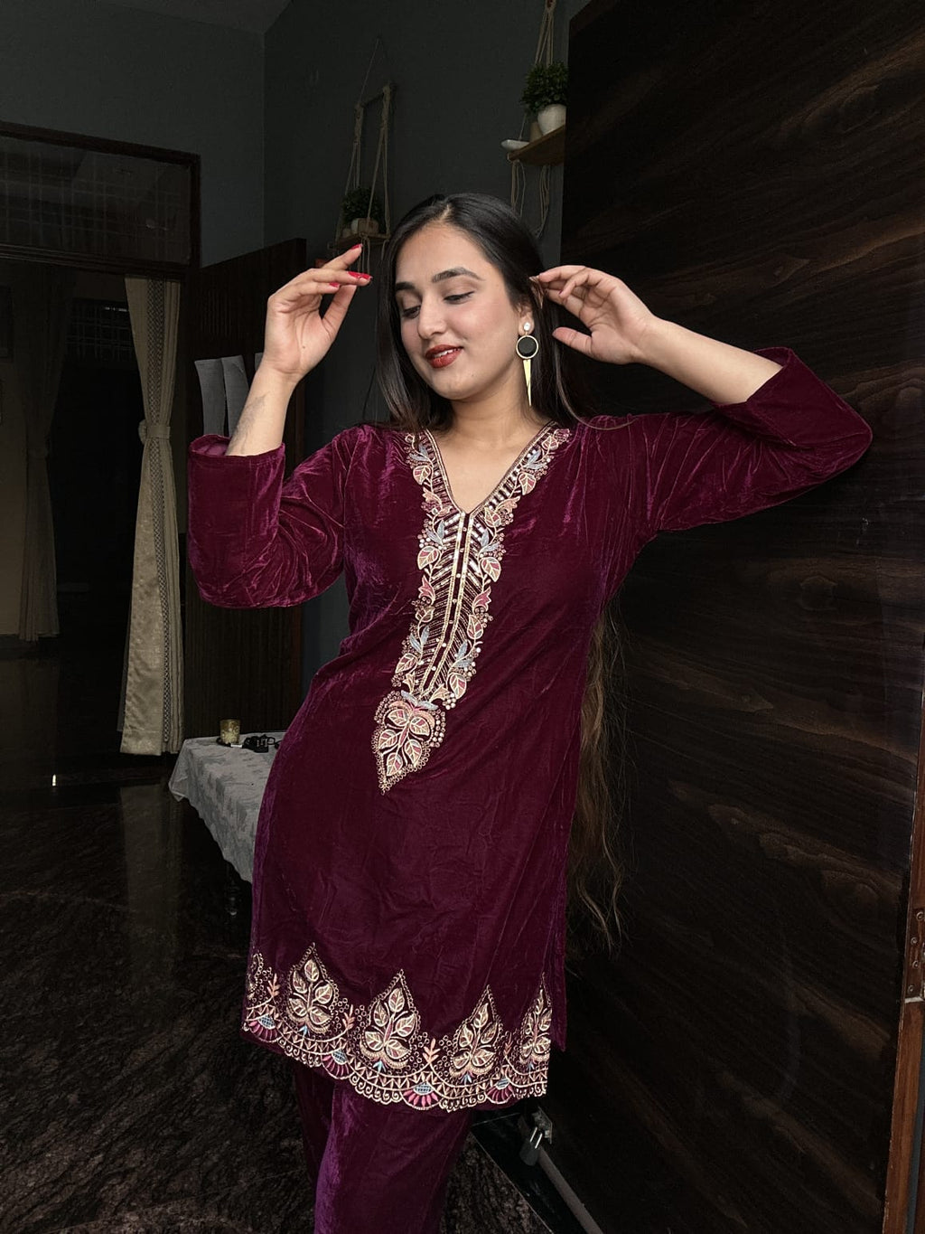 Beautiful Velvet Suit TT121