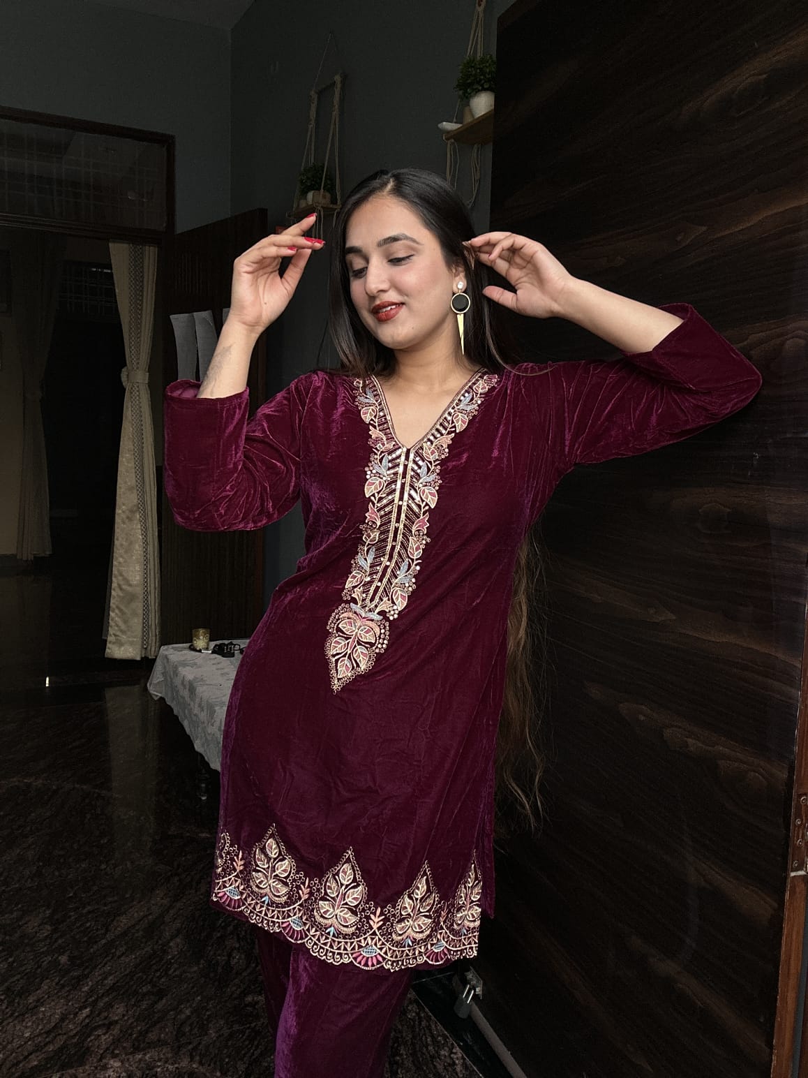 Beautiful Velvet Suit TT121