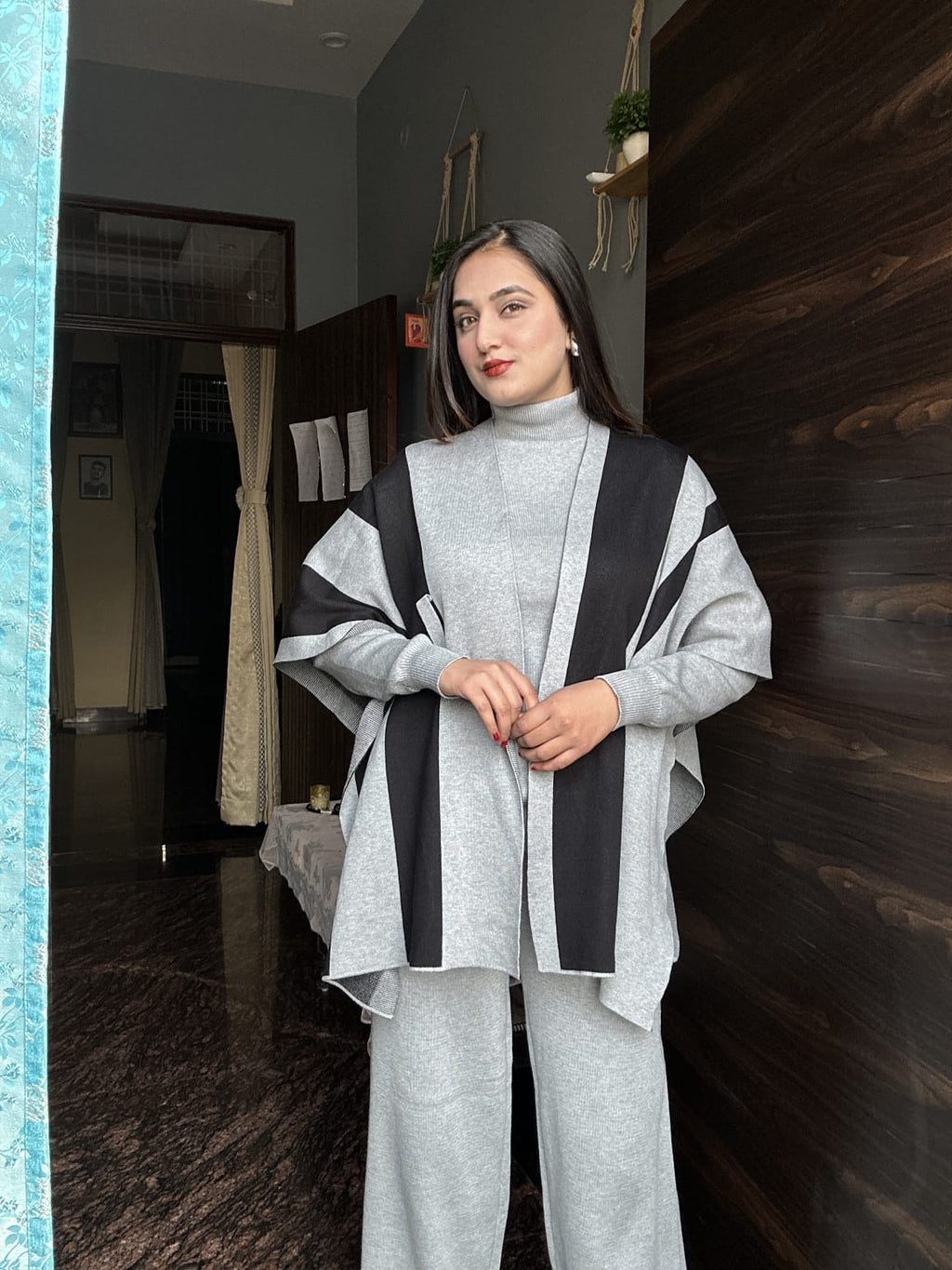 Elegant Woolen Co-ord Set TT122