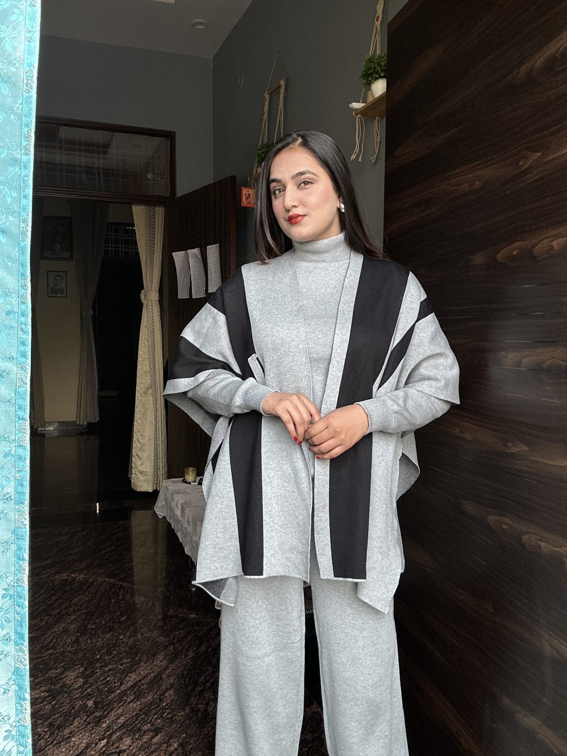 Elegant Woolen Co-ord Set TT122