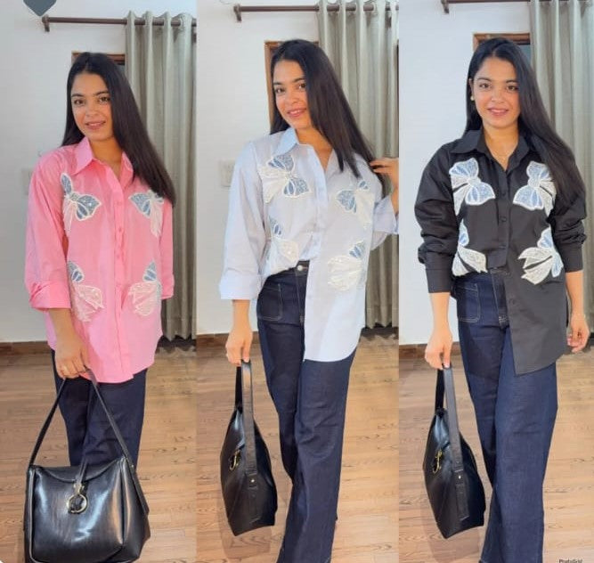 Elegant Bow Shirt  - TT139