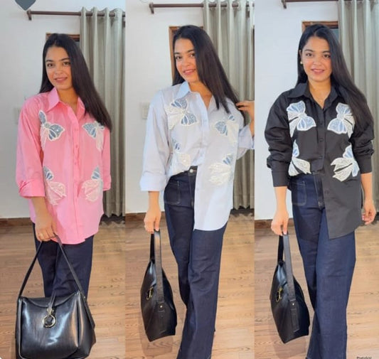 Elegant Bow Shirt  - TT139