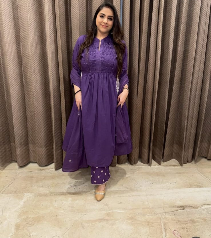 Stunning Anarkali Suit With Pockets TT161