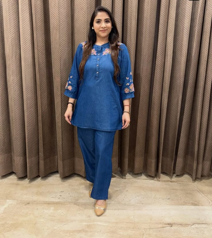 Beautiful Denim Co-Ord Set TT165