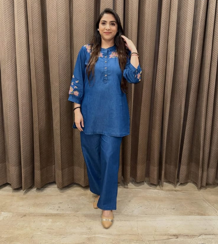 Beautiful Denim Co-Ord Set TT165