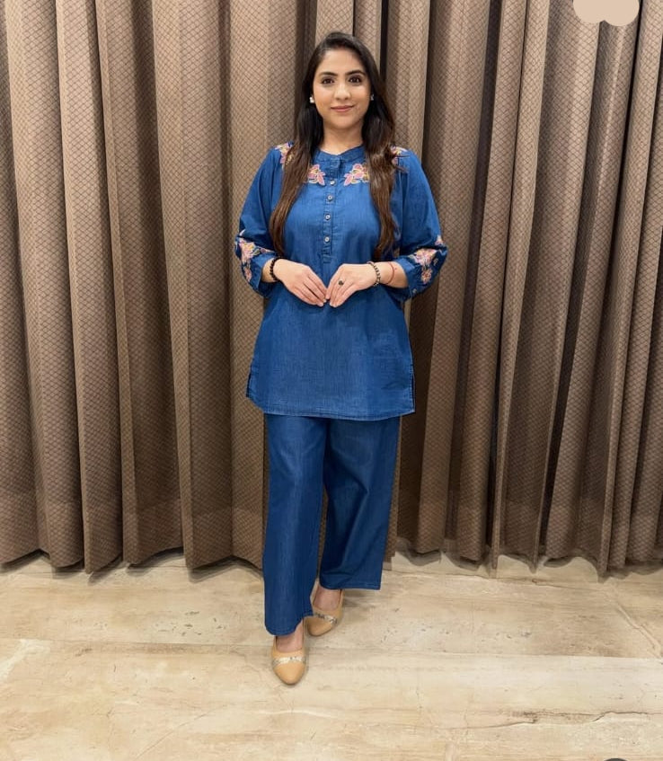 Beautiful Denim Co-Ord Set TT165