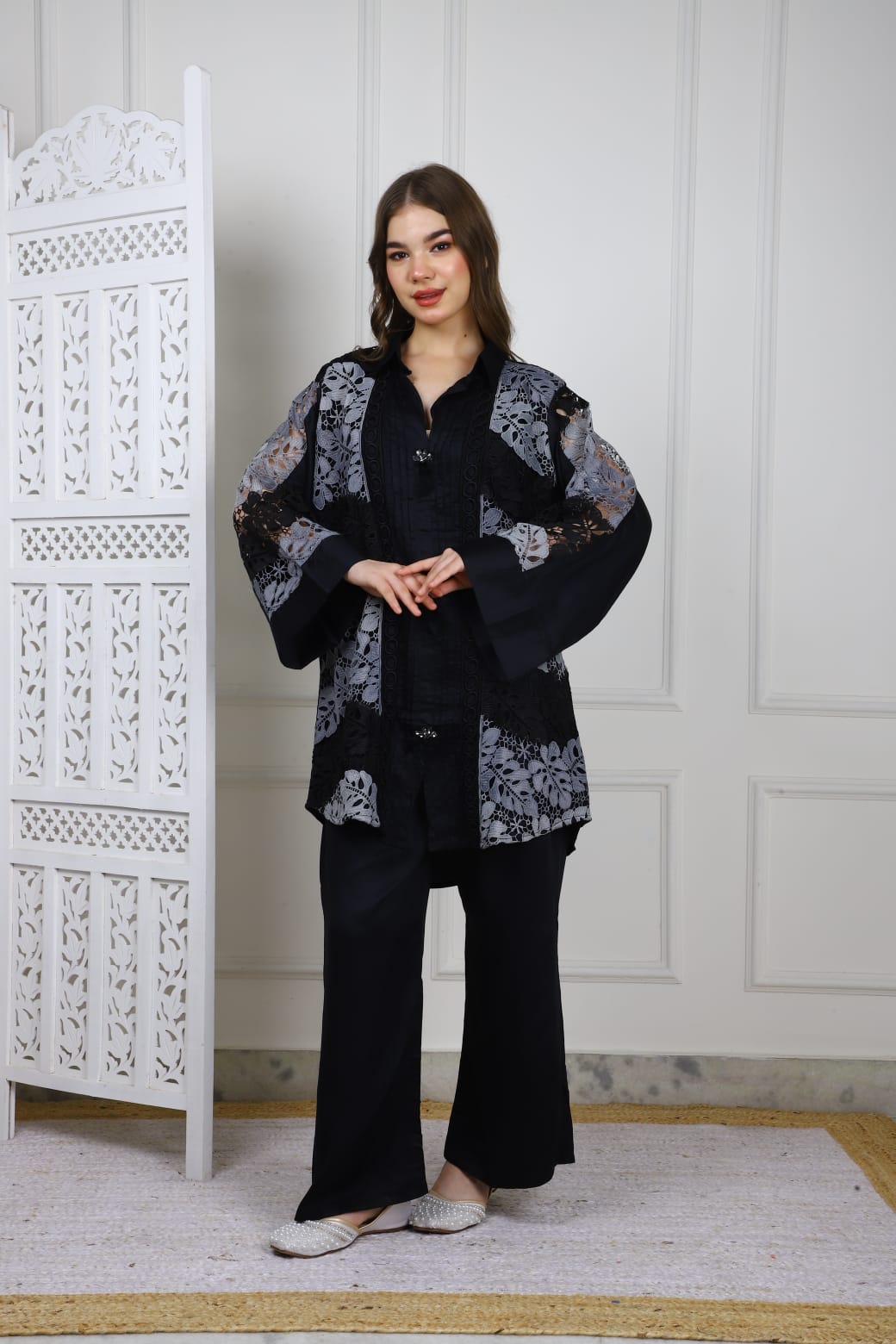 Black Crochet Coord Set – Bold. Chic. Timeless