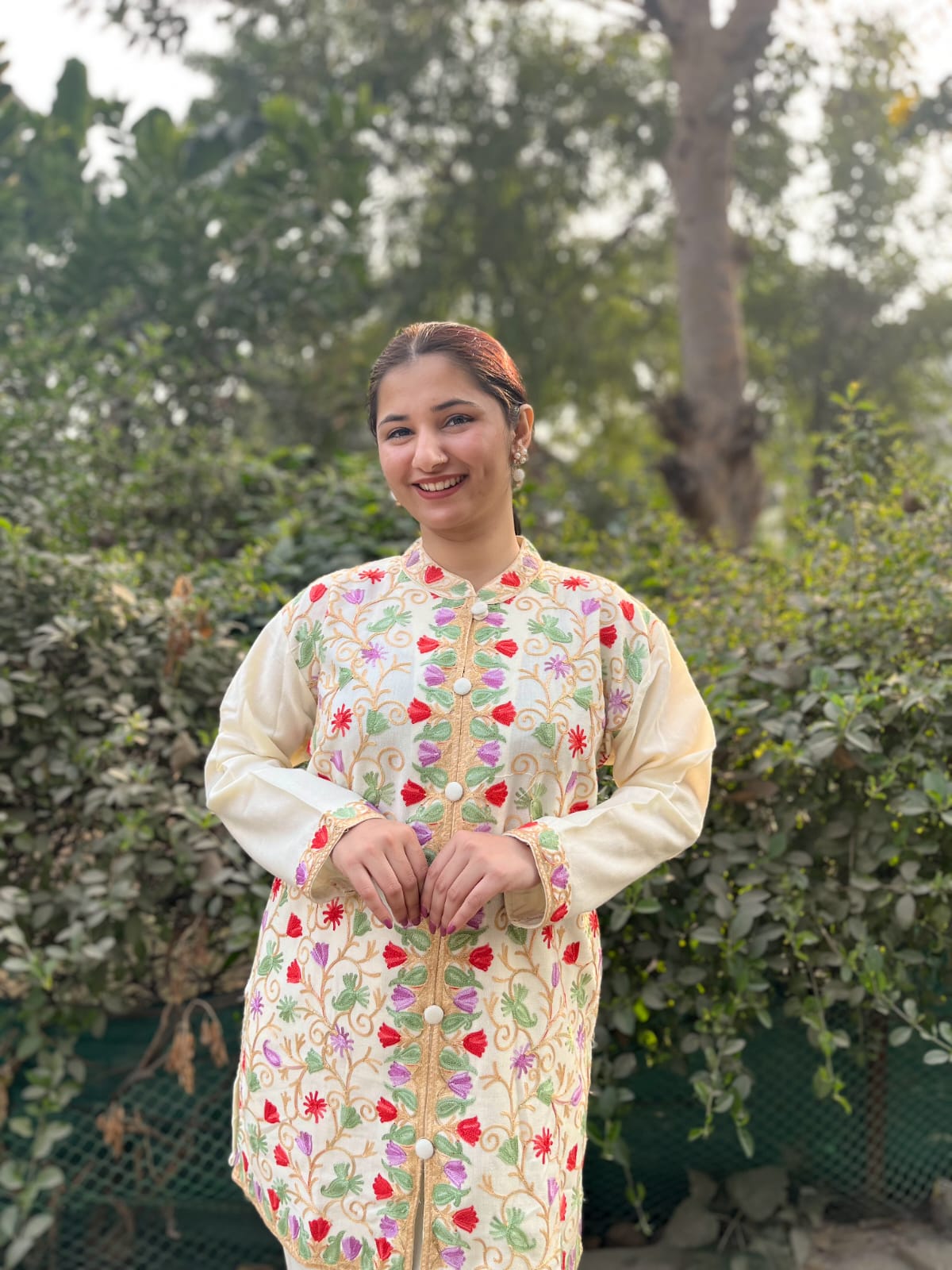 Beautiful Kashmiri Kadai Coord Set TT0101