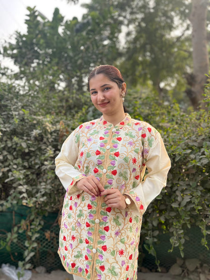 Beautiful Kashmiri Kadai Coord Set TT0101