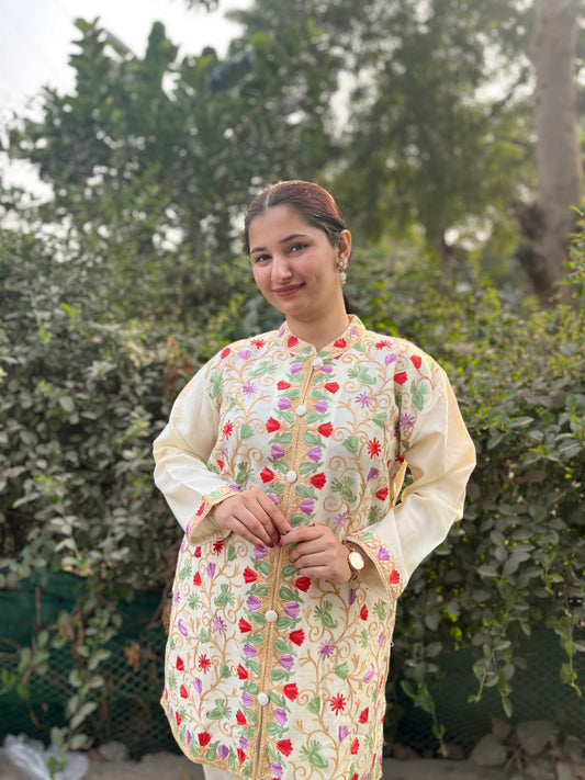 Beautiful Kashmiri Kadai Coord Set TT0101